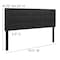 Flash Furniture Bedford Headboard, Queen, Black Fabric HG-HB1704-Q-BK-GG - alternate 9